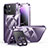 Custodia Lusso Metallo Laterale e Plastica Cover con Mag-Safe Magnetic LK4 per Apple iPhone 13 Pro