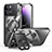 Custodia Lusso Metallo Laterale e Plastica Cover con Mag-Safe Magnetic LK4 per Apple iPhone 13 Pro Max