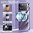 Custodia Lusso Metallo Laterale e Plastica Cover con Mag-Safe Magnetic LK4 per Apple iPhone 14
