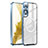 Custodia Lusso Metallo Laterale e Plastica Cover con Mag-Safe Magnetic P01 per Samsung Galaxy S21 Plus 5G Blu