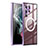 Custodia Lusso Metallo Laterale e Plastica Cover con Mag-Safe Magnetic P01 per Samsung Galaxy S21 Ultra 5G Viola