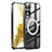 Custodia Lusso Metallo Laterale e Plastica Cover con Mag-Safe Magnetic P01 per Samsung Galaxy S23 Plus 5G Nero