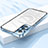 Custodia Lusso Metallo Laterale e Plastica Cover con Mag-Safe Magnetic per Samsung Galaxy S22 5G