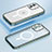 Custodia Lusso Metallo Laterale e Plastica Cover con Mag-Safe Magnetic QC1 per Apple iPhone 12