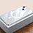 Custodia Lusso Metallo Laterale e Plastica Cover con Mag-Safe Magnetic QC4 per Apple iPhone 13 Mini
