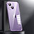 Custodia Lusso Metallo Laterale e Plastica Cover JL1 per Apple iPhone 13 Viola