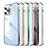 Custodia Lusso Metallo Laterale e Plastica Cover LF5 per Apple iPhone 13