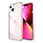 Custodia Lusso Metallo Laterale e Plastica Cover LF5 per Apple iPhone 13 Oro Rosa