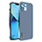 Custodia Lusso Metallo Laterale e Plastica Cover LF6 per Apple iPhone 13 Blu