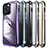 Custodia Lusso Metallo Laterale e Plastica Cover LF6 per Apple iPhone 14