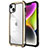 Custodia Lusso Metallo Laterale e Plastica Cover LF6 per Apple iPhone 14 Oro