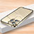 Custodia Lusso Metallo Laterale e Plastica Cover LK2 per Apple iPhone 14 Pro Oro