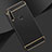 Custodia Lusso Metallo Laterale e Plastica Cover M01 per Huawei Enjoy 10 Plus Nero