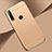 Custodia Lusso Metallo Laterale e Plastica Cover M01 per Huawei Enjoy 10 Plus Oro