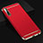 Custodia Lusso Metallo Laterale e Plastica Cover M01 per Huawei Honor 9X Pro Rosso