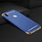 Custodia Lusso Metallo Laterale e Plastica Cover M01 per Huawei Honor V10 Lite Blu
