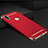 Custodia Lusso Metallo Laterale e Plastica Cover M01 per Huawei Honor V10 Lite Rosso