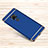 Custodia Lusso Metallo Laterale e Plastica Cover M01 per Huawei Mate 20 X 5G Blu