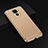 Custodia Lusso Metallo Laterale e Plastica Cover M01 per Huawei Nova 5z Oro