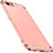 Custodia Lusso Metallo Laterale e Plastica Cover M01 per Oppo A3 Oro Rosa