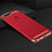 Custodia Lusso Metallo Laterale e Plastica Cover M01 per Oppo A7 Rosso