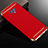 Custodia Lusso Metallo Laterale e Plastica Cover M01 per Samsung Galaxy Note 9 Rosso
