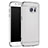 Custodia Lusso Metallo Laterale e Plastica Cover M01 per Samsung Galaxy S7 G930F G930FD Argento