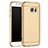 Custodia Lusso Metallo Laterale e Plastica Cover M01 per Samsung Galaxy S7 G930F G930FD Oro