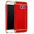 Custodia Lusso Metallo Laterale e Plastica Cover M01 per Samsung Galaxy S7 G930F G930FD Rosso