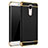 Custodia Lusso Metallo Laterale e Plastica Cover M01 per Xiaomi Redmi Note 3 MediaTek Nero