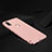 Custodia Lusso Metallo Laterale e Plastica Cover M01 per Xiaomi Redmi Note 7 Oro Rosa