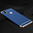 Custodia Lusso Metallo Laterale e Plastica Cover M01 per Xiaomi Redmi Note 7 Pro Blu