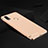 Custodia Lusso Metallo Laterale e Plastica Cover M01 per Xiaomi Redmi Note 7 Pro Oro