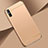 Custodia Lusso Metallo Laterale e Plastica Cover M02 per Huawei Enjoy 10e Oro