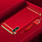 Custodia Lusso Metallo Laterale e Plastica Cover M03 per Huawei Enjoy 10e Rosso