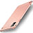 Custodia Lusso Metallo Laterale e Plastica Cover M05 per Apple iPhone X Oro Rosa