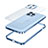 Custodia Lusso Metallo Laterale e Plastica Cover QC1 per Apple iPhone 13