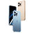 Custodia Lusso Metallo Laterale e Plastica Cover QC3 per Apple iPhone 13 Pro Max