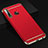 Custodia Lusso Metallo Laterale e Plastica Cover T01 per Huawei Honor 20 Lite Rosso