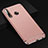 Custodia Lusso Metallo Laterale e Plastica Cover T01 per Huawei Honor 20E Oro Rosa