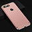 Custodia Lusso Metallo Laterale e Plastica Cover T01 per Huawei Honor V20 Oro Rosa