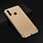 Custodia Lusso Metallo Laterale e Plastica Cover T01 per Huawei Nova 5i Oro