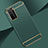 Custodia Lusso Metallo Laterale e Plastica Cover T01 per Huawei Nova 7 SE 5G Verde