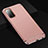 Custodia Lusso Metallo Laterale e Plastica Cover T02 per Huawei Nova 7 SE 5G Oro Rosa