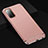 Custodia Lusso Metallo Laterale e Plastica Cover T02 per Huawei P40 Lite 5G Oro Rosa