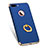 Custodia Lusso Metallo Laterale e Plastica F04 per Apple iPhone 7 Plus Blu