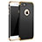 Custodia Lusso Metallo Laterale e Plastica M01 per Apple iPhone SE (2020) Nero