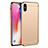 Custodia Lusso Metallo Laterale e Plastica M01 per Apple iPhone Xs Max Oro