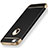 Custodia Lusso Metallo Laterale e Plastica per Apple iPhone 5 Nero