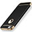 Custodia Lusso Metallo Laterale e Plastica per Apple iPhone 5S Nero